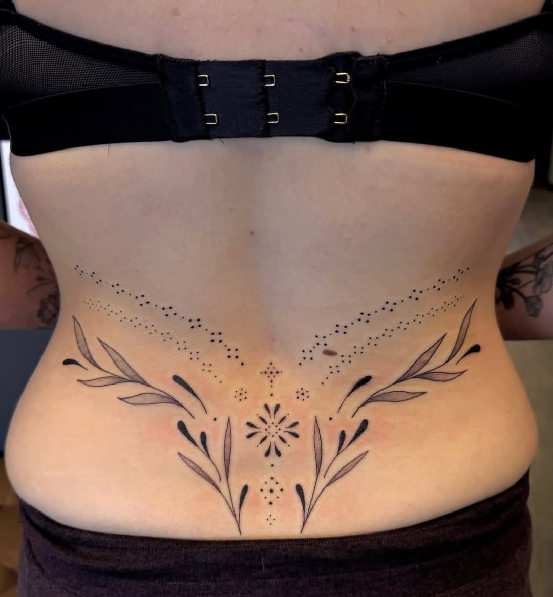 Tattoo by @caitlinjanicek โ dotwork, fine_line