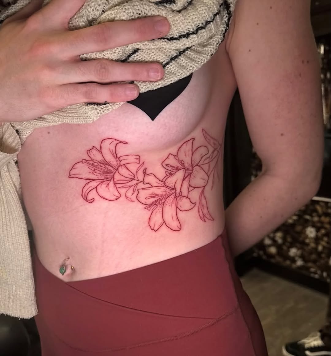 Tattoo by @caitlinjanicek โ fine_line