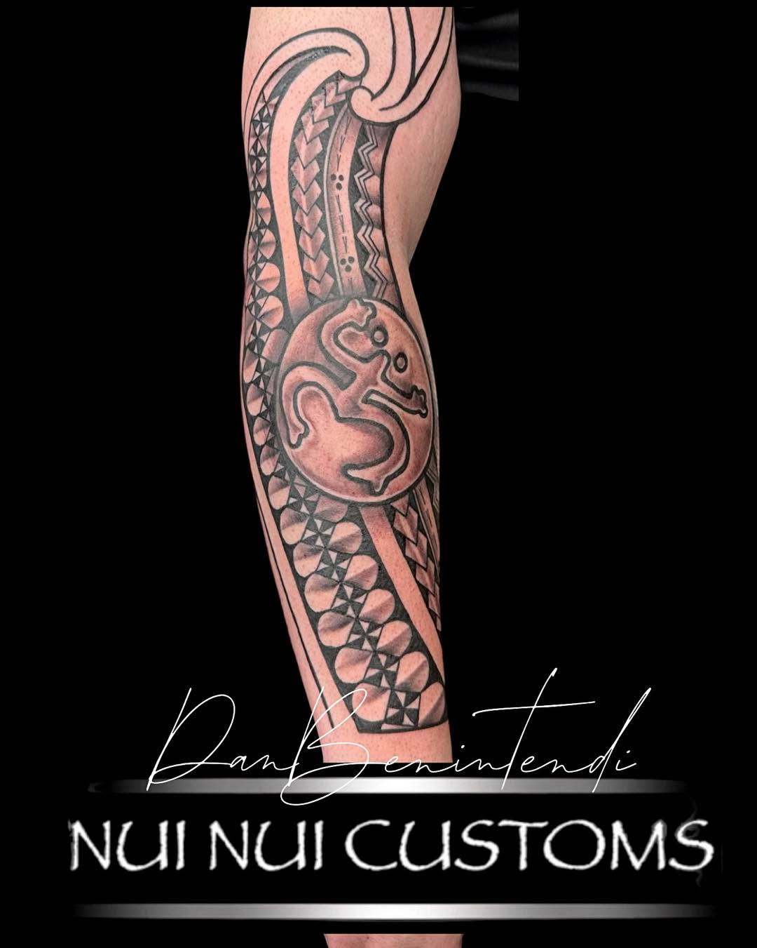 Tattoo by @nui_nui_customs — tribal, blackwork