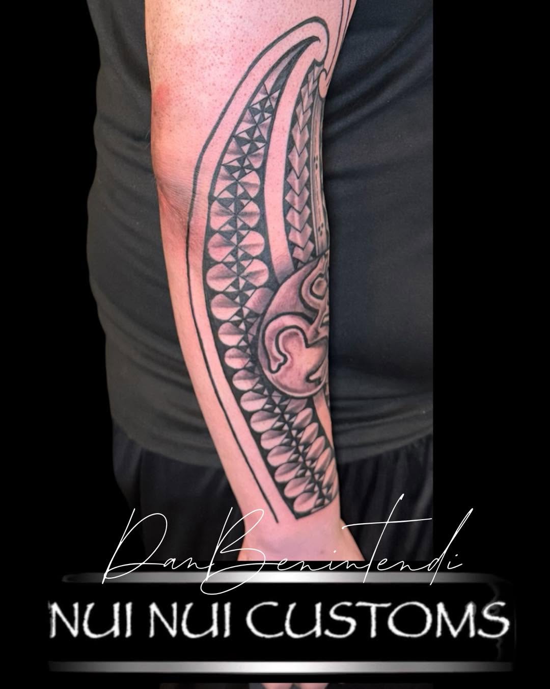 Tattoo by @nui_nui_customs — tribal, blackwork