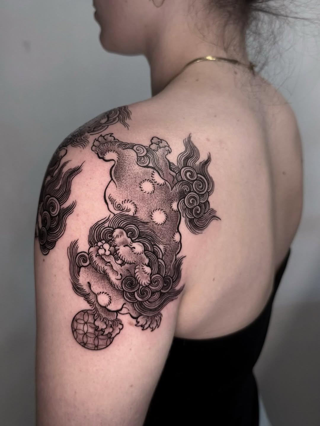 Tattoo by @duo123tattoo β japanese_irezumi, blackwork