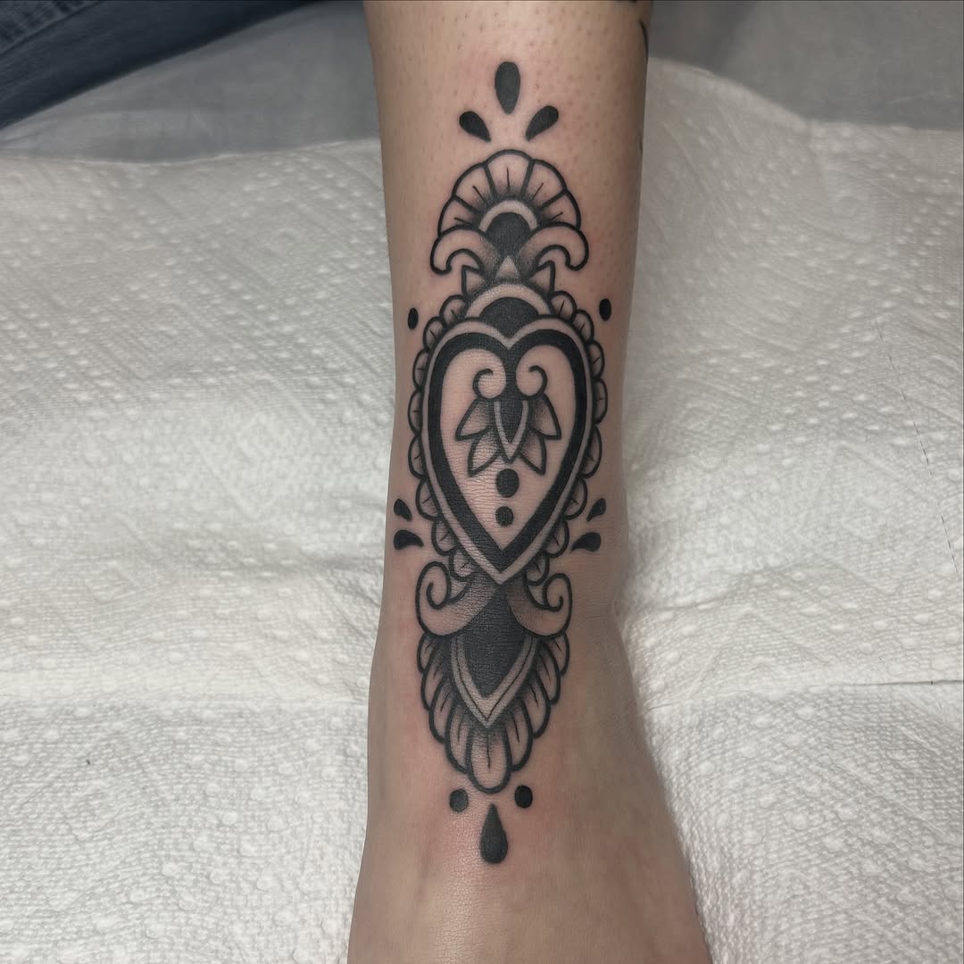 Tattoo by @stephenasanchez — american_traditional, ornamental