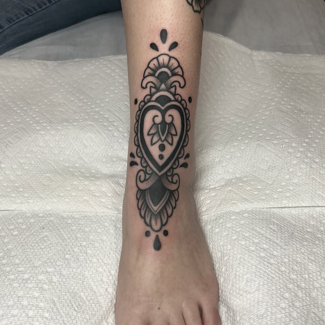 Tattoo by @stephenasanchez — ornamental, blackwork