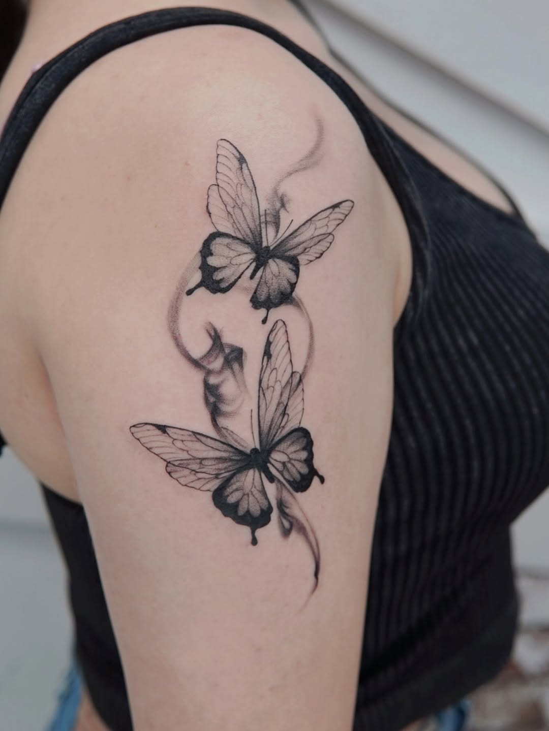 Tattoo by @antstattoo_danny β fine_line, black_and_grey