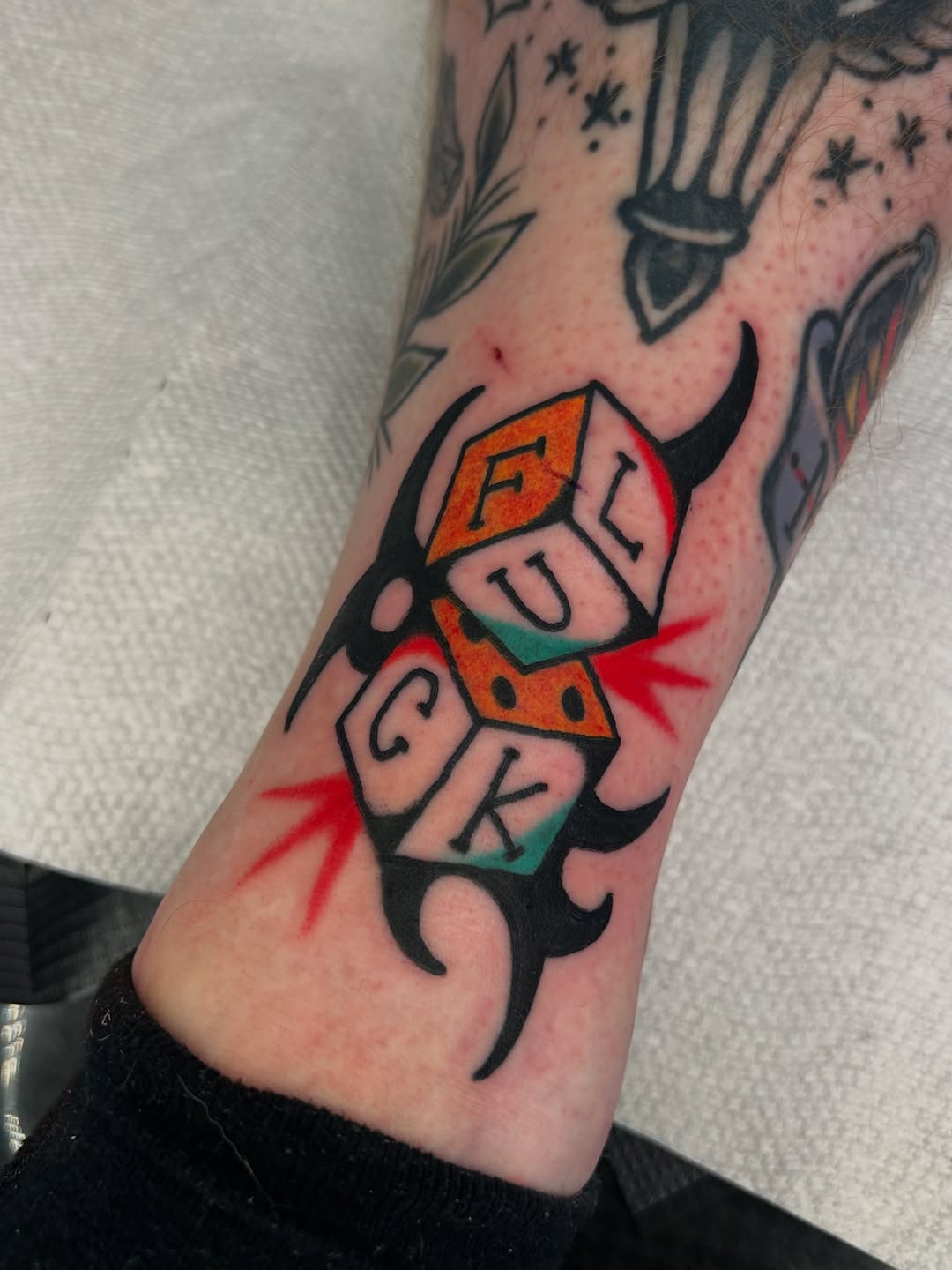 Tattoo by @bagofbones — american_traditional