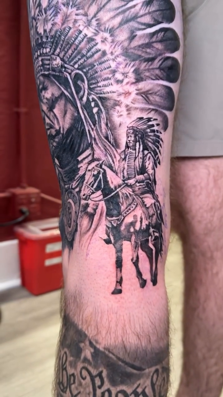 Tattoo by @thomasvette — realism, black_and_grey