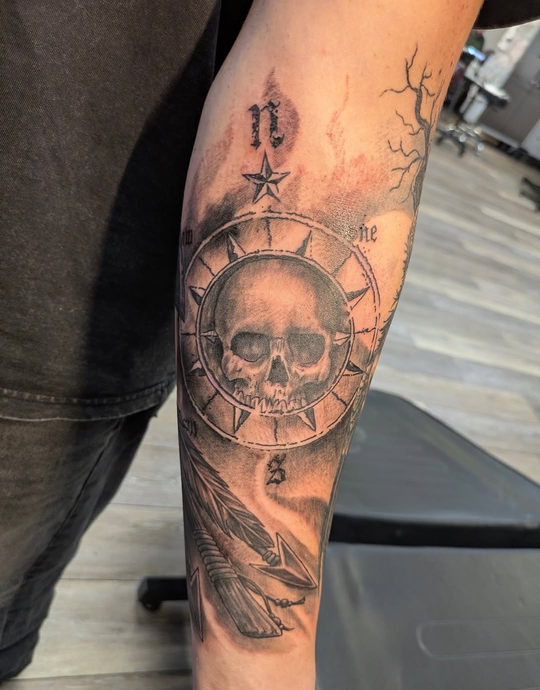 Tattoo by @buddytattoo24 — black_and_grey, realism