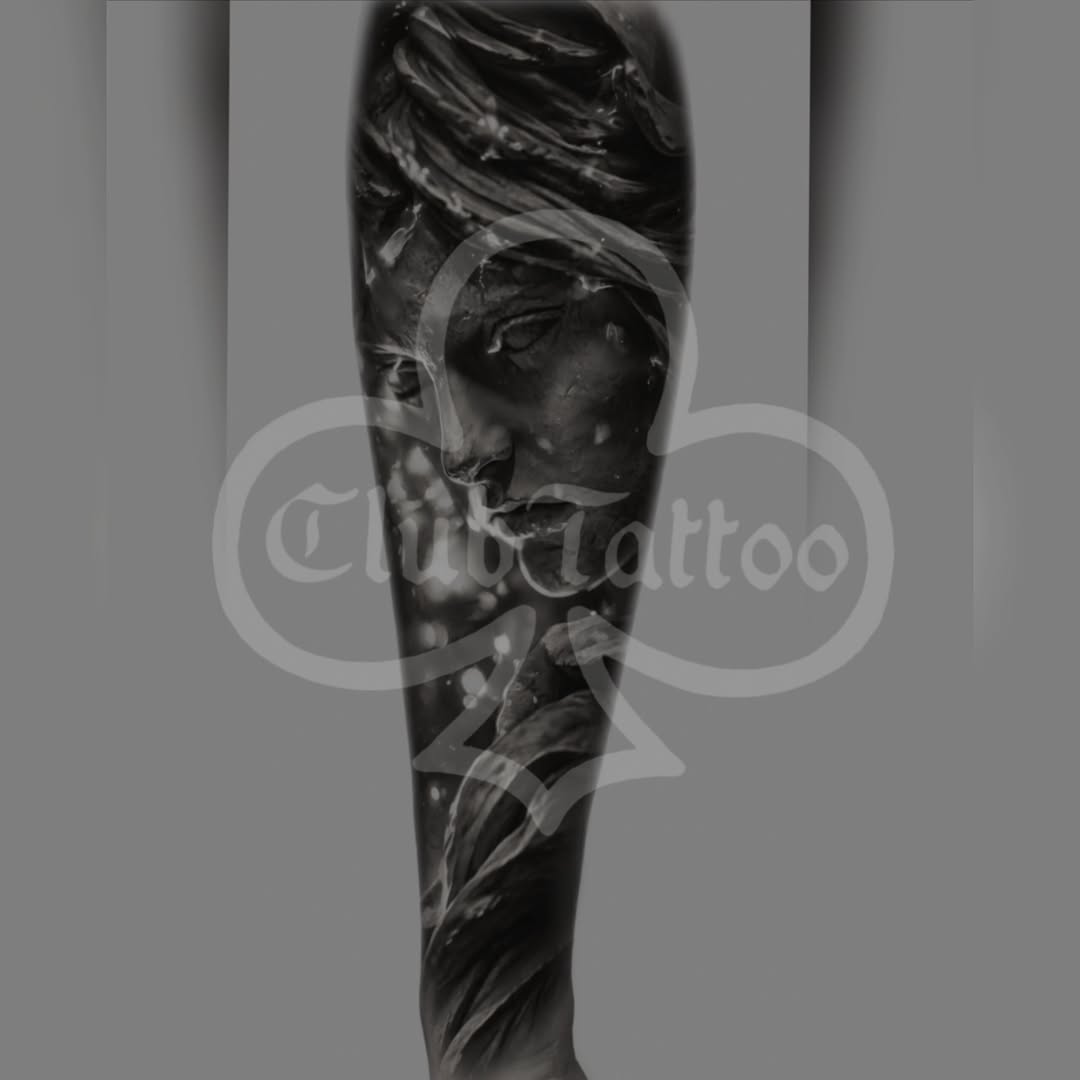 Tattoo by @lmt_customink — realism, black_and_grey