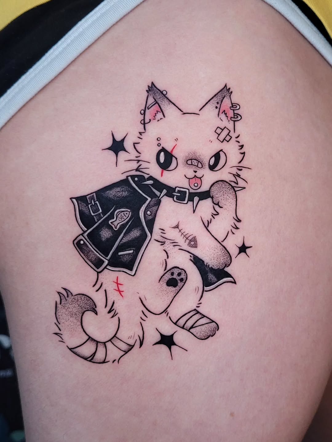 Tattoo by @oat.miilku — illustrative, new_school