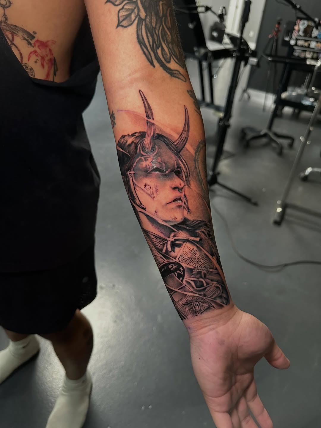 Tattoo by @jam_inkz — realism, black_and_grey