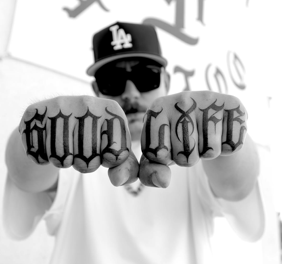 Tattoo by @playboy_script_ β lettering_script, chicano