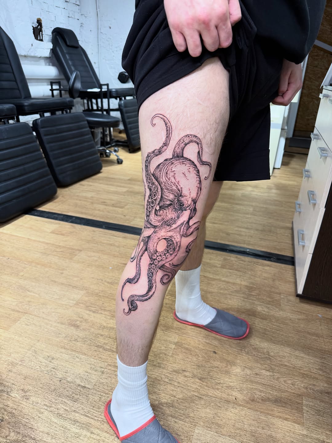 Tattoo by @tattooist_aleksa — black_and_grey, realism