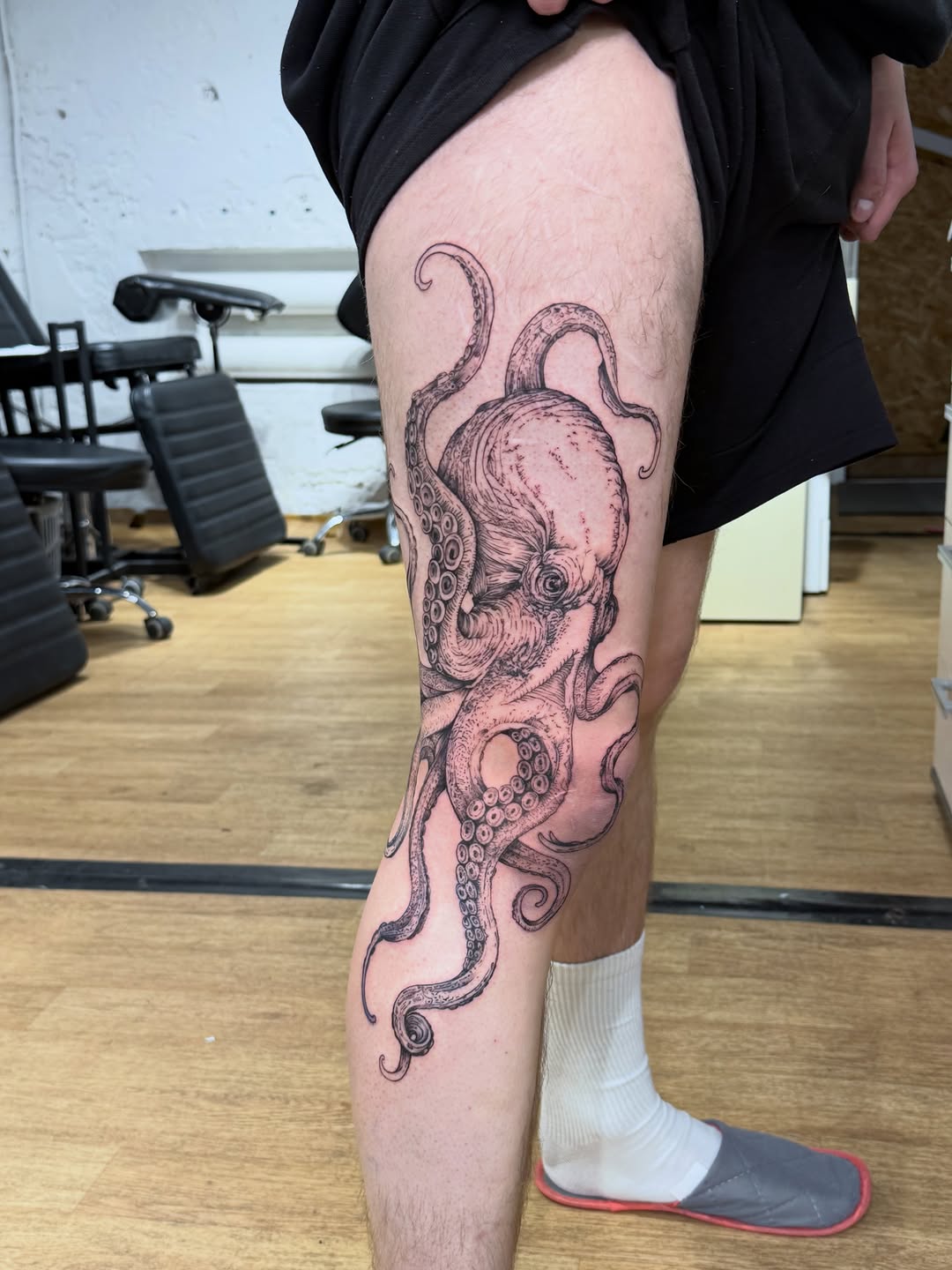 Tattoo by @tattooist_aleksa — black_and_grey, realism