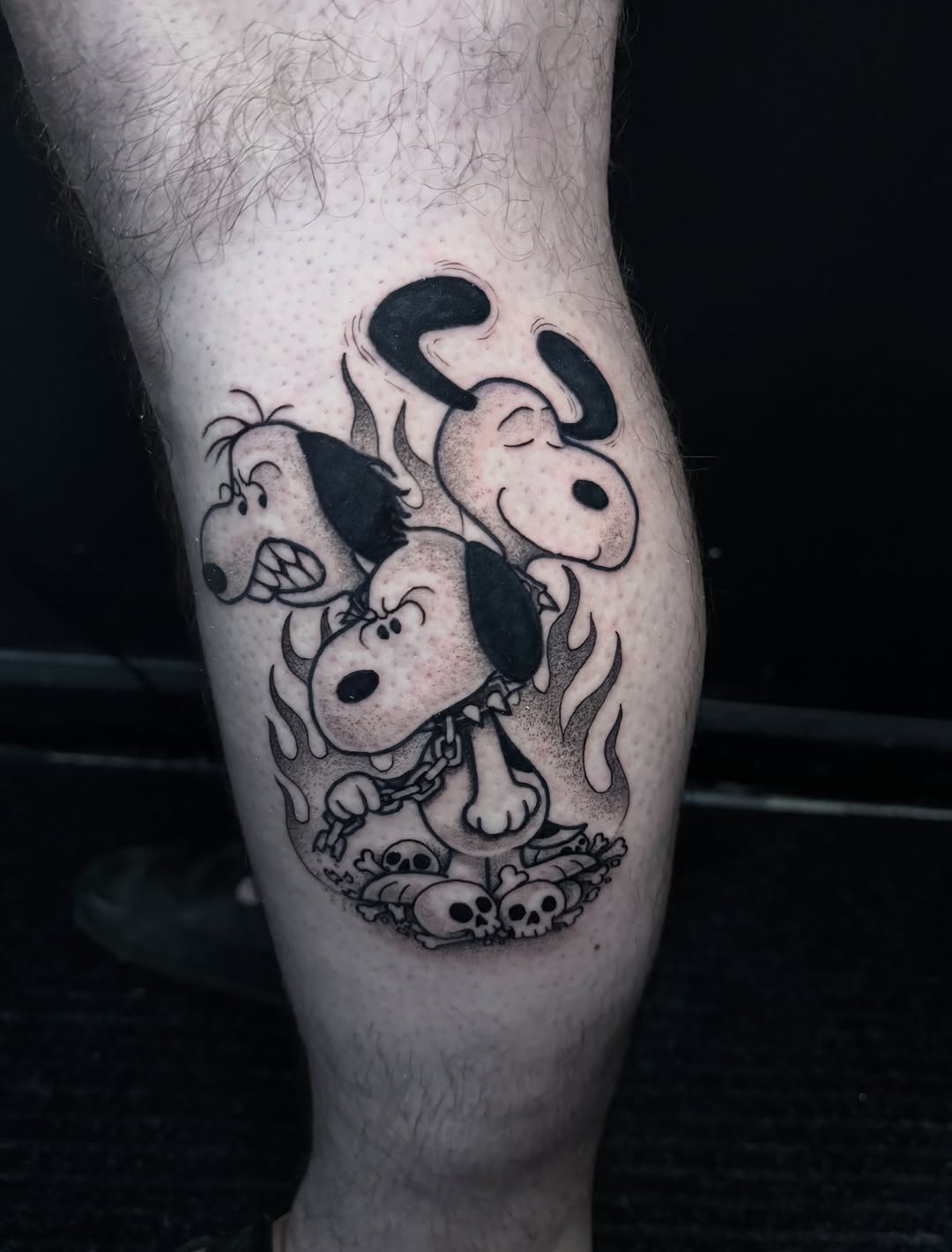 Tattoo by @fragiledagger — new_school, black_and_grey