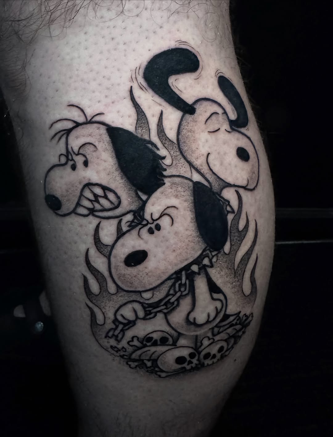 Tattoo by @fragiledagger — new_school, black_and_grey