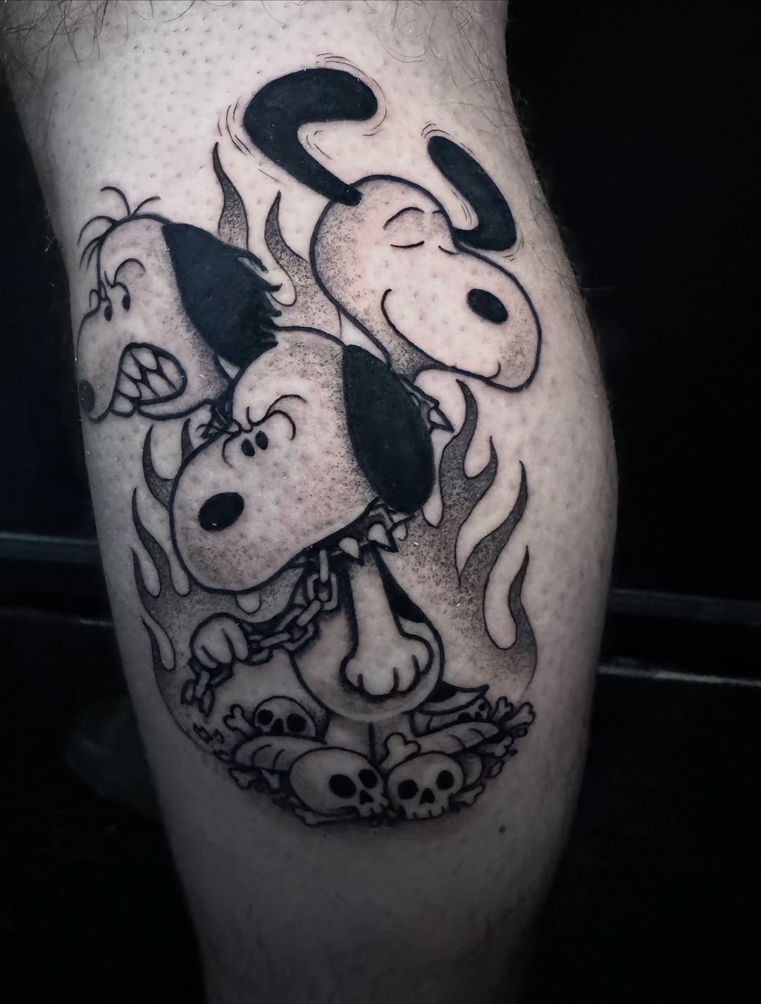 Tattoo by @fragiledagger — black_and_grey, chicano
