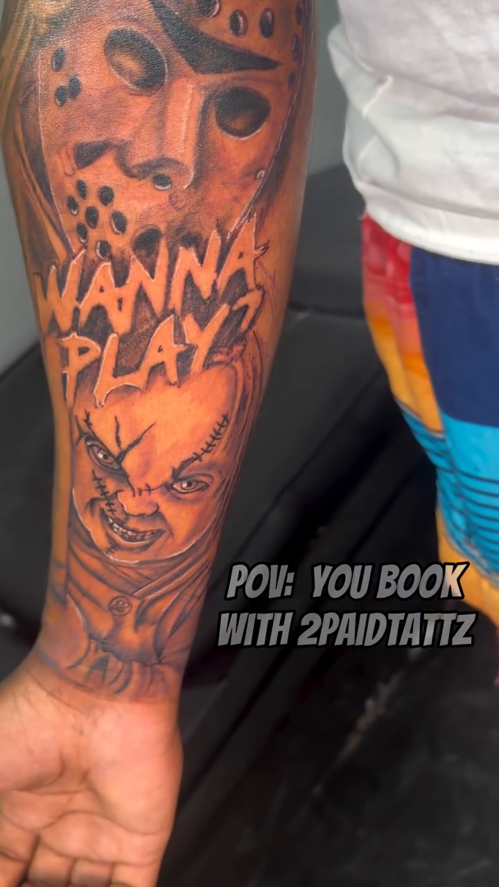Tattoo by @2paidtattz — black_and_grey