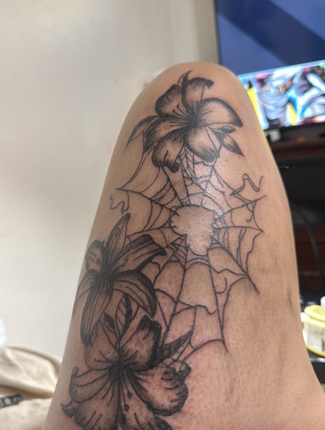 Tattoo by @iced_byison — black_and_grey