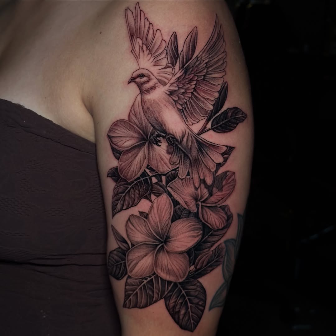 Tattoo by @crisp_ink โ realism, black_and_grey