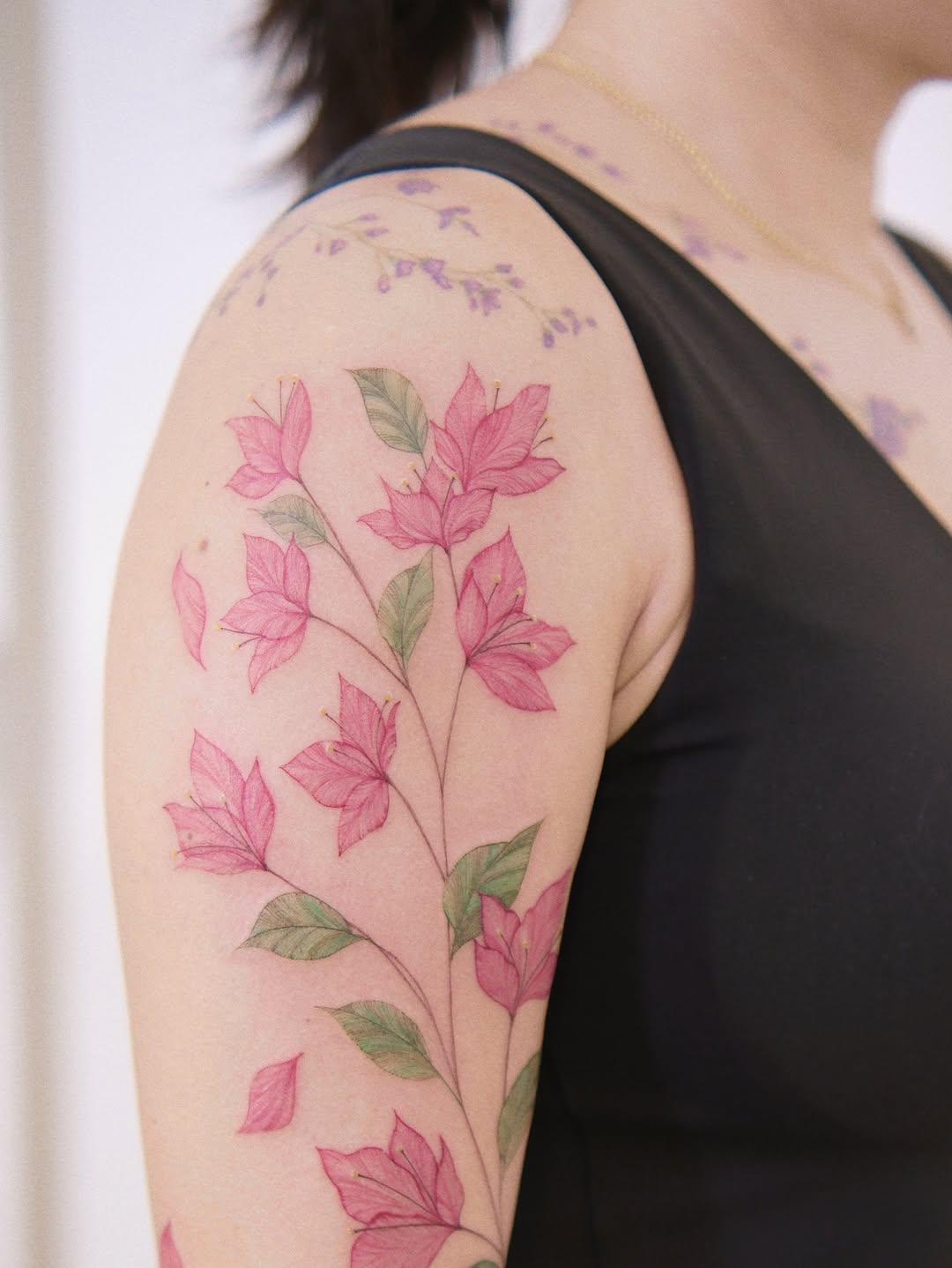 Tattoo by @inkedbyginn — fine_line, watercolor