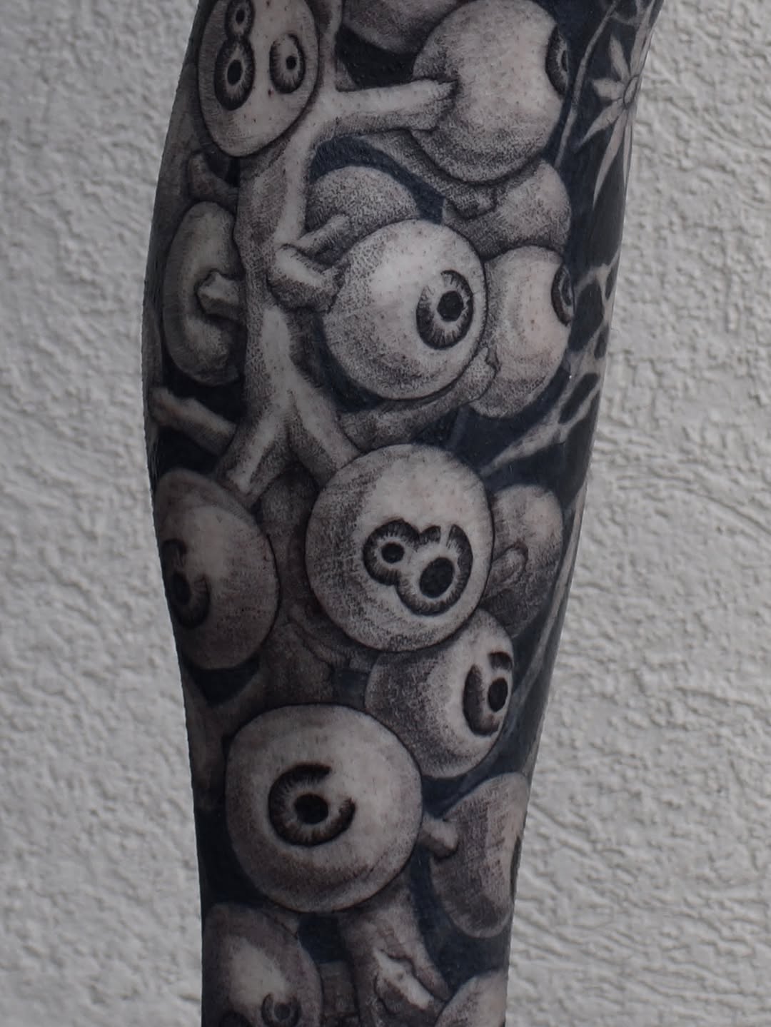 Tattoo by @bloodstonetattoos — dark_realism, dotwork