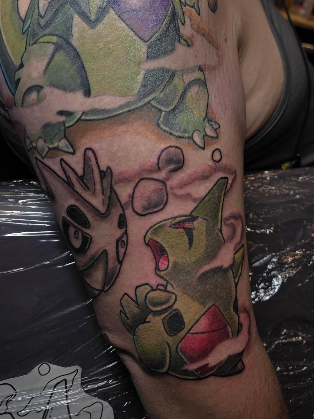 Tattoo by @embermoontattoos โ new_school, anime