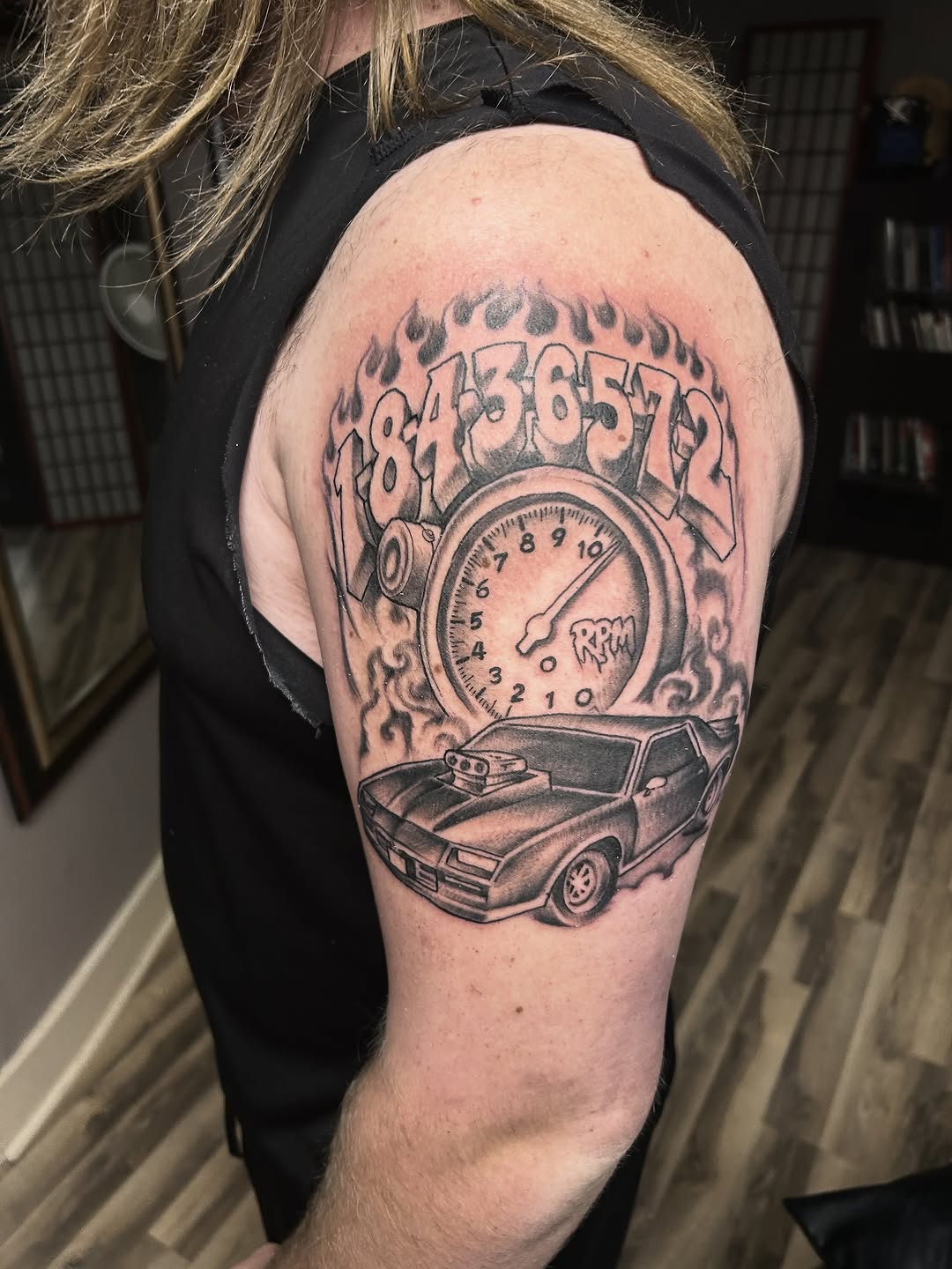 Tattoo by @thedanschuster — black_and_grey, realism