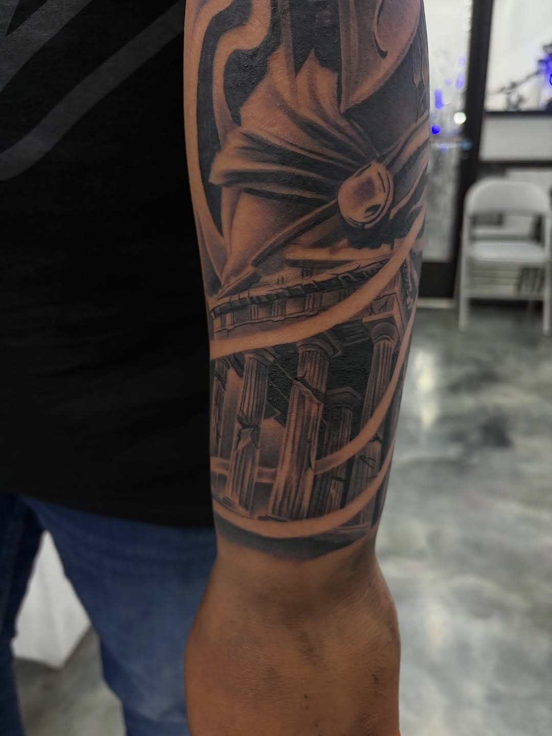 Tattoo by @tattedbydevin โ black_and_grey, realism