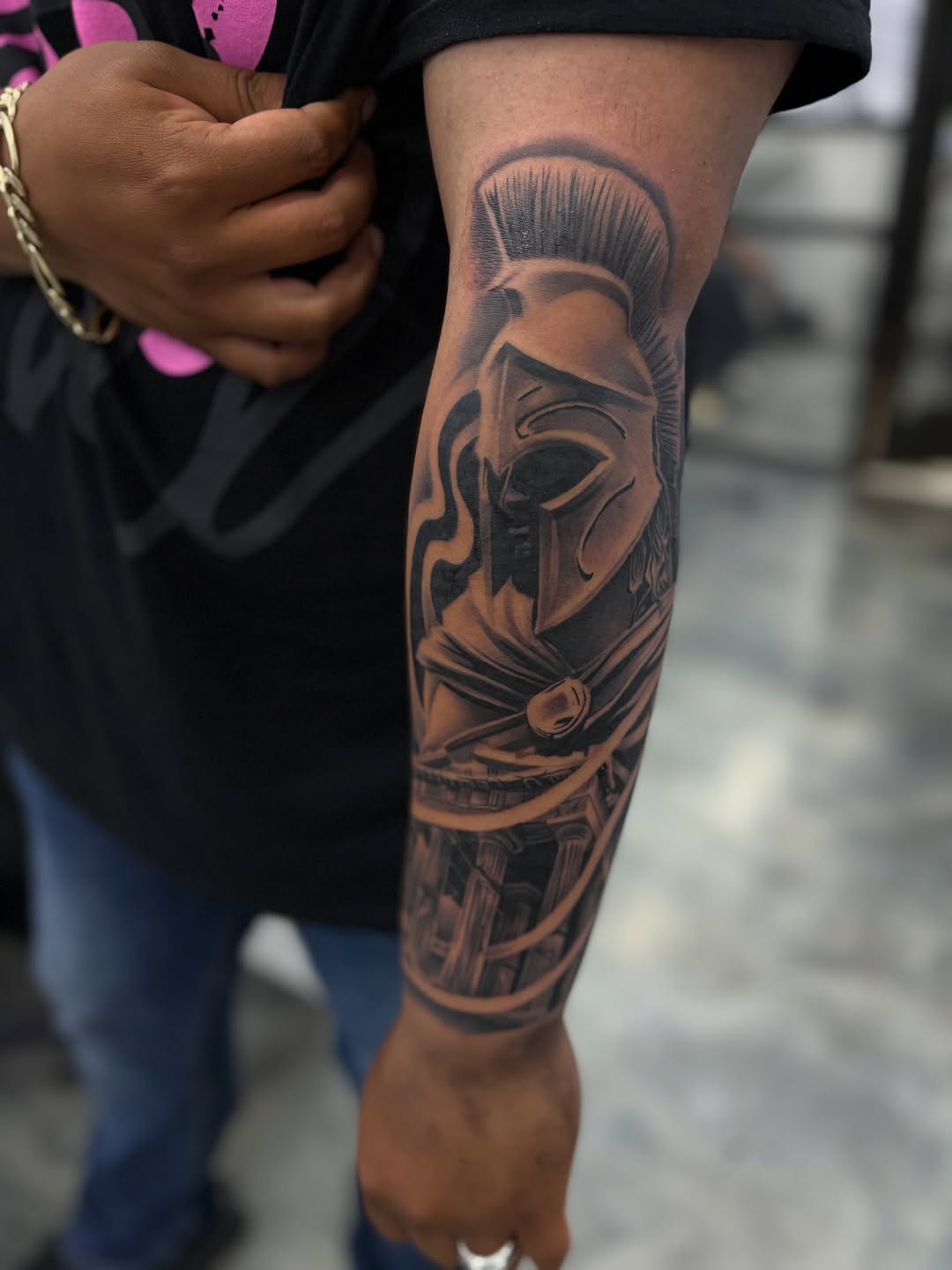 Tattoo by @tattedbydevin โ realism, black_and_grey