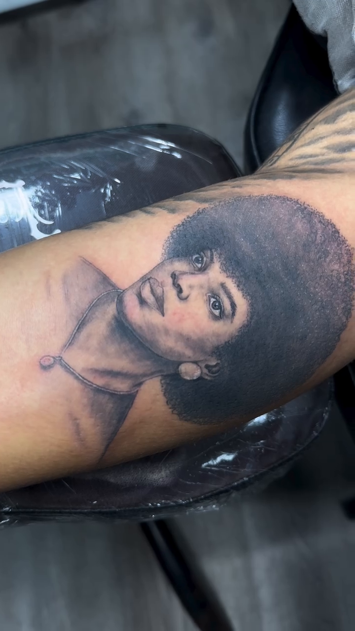 Tattoo by @krushkortnay — realism, black_and_grey