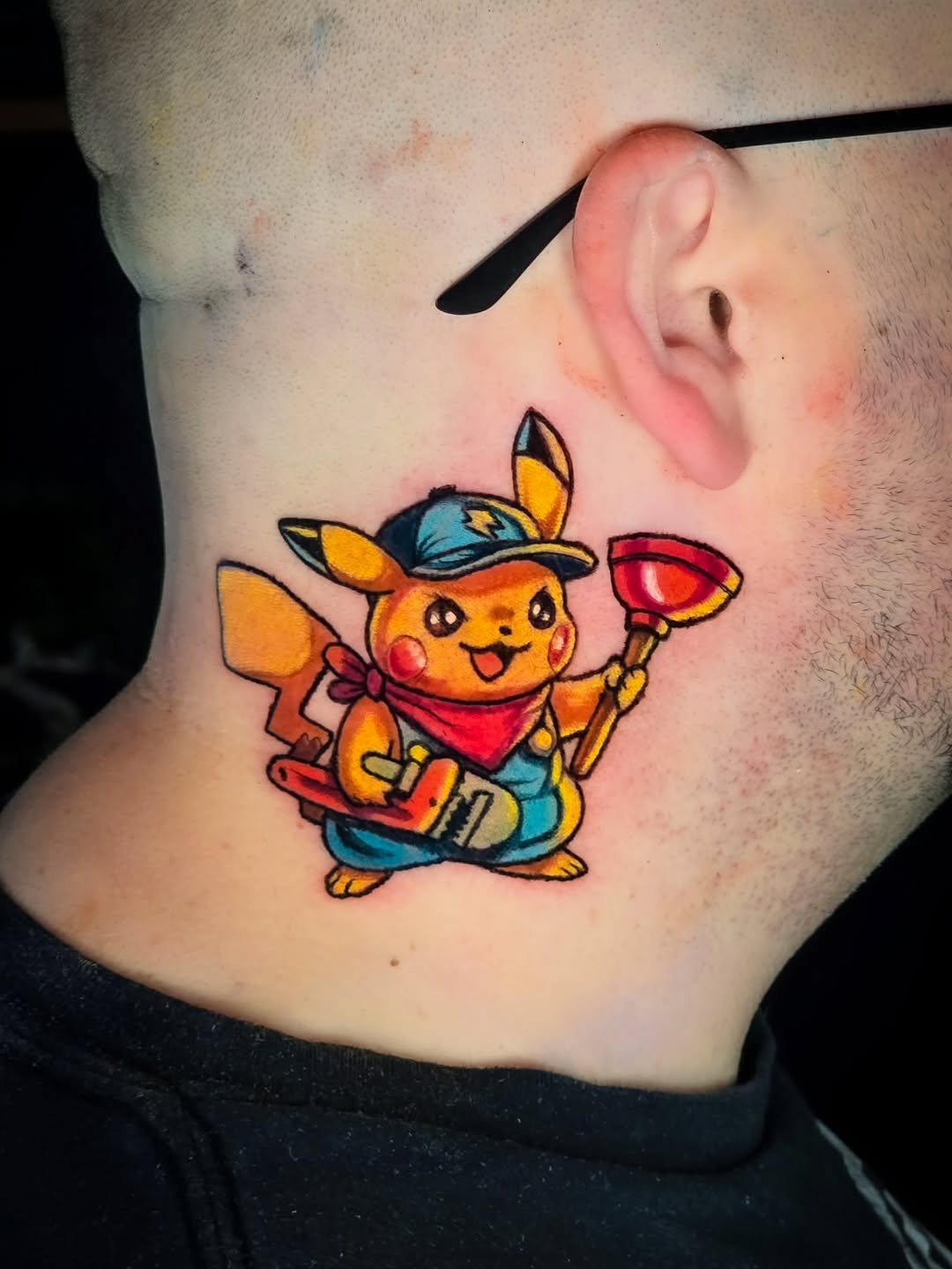Tattoo by @squiddiepop — new_school, anime