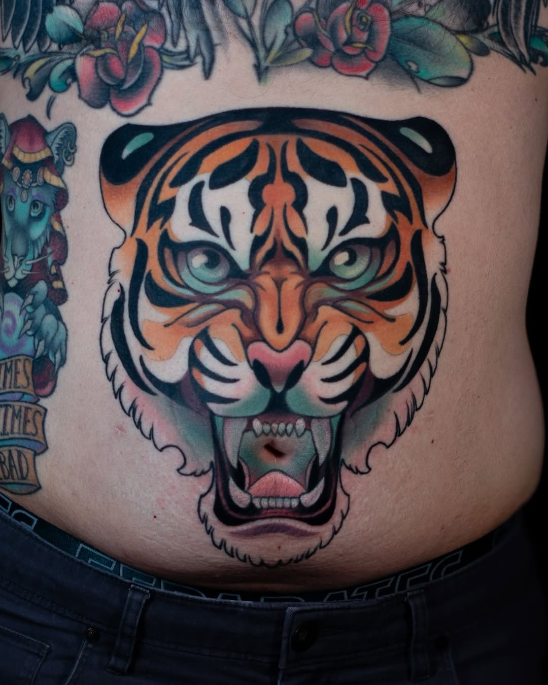 Tattoo by @hannahsteeleart — american_traditional, neo_traditional
