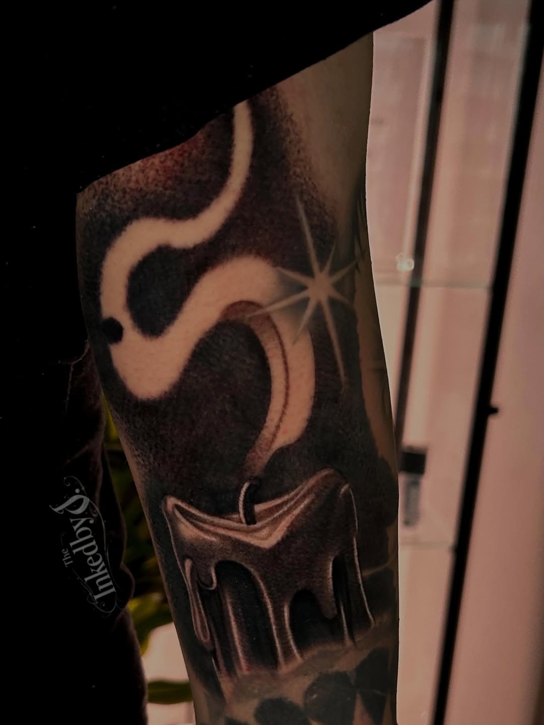 Tattoo by @theinkedbyj โ black_and_grey, realism