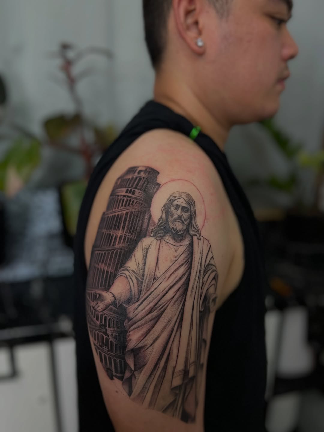 Tattoo by @russellefandialan โ realism, black_and_grey