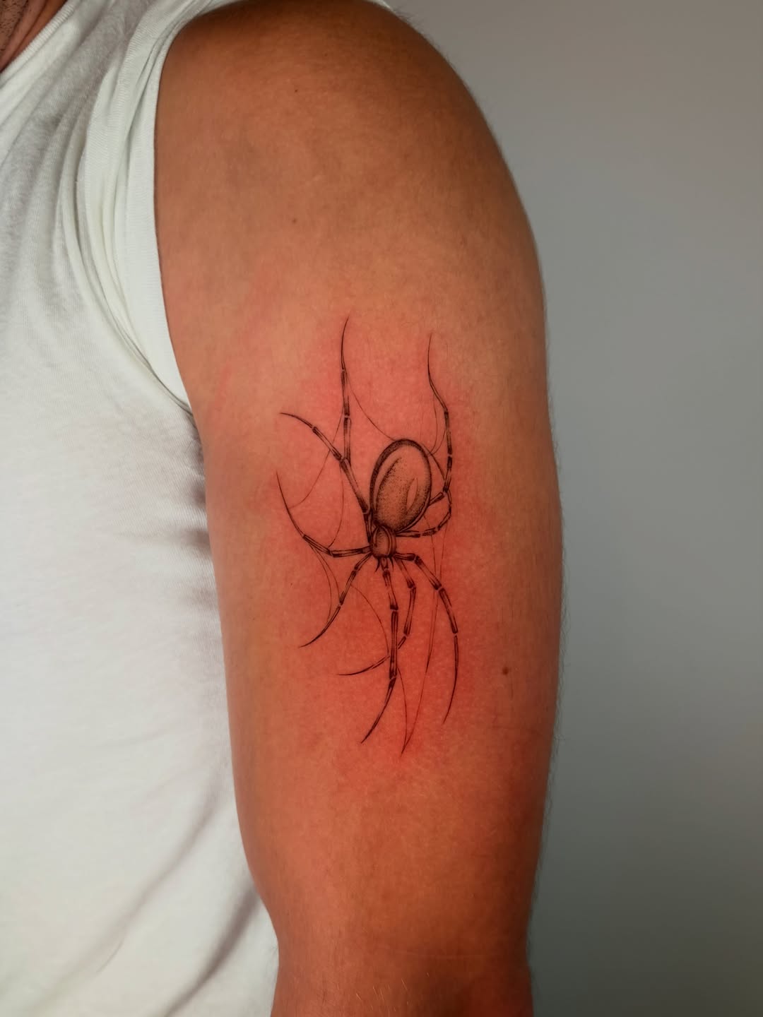 Tattoo by @sobi.tattoos — fine_line, black_and_grey