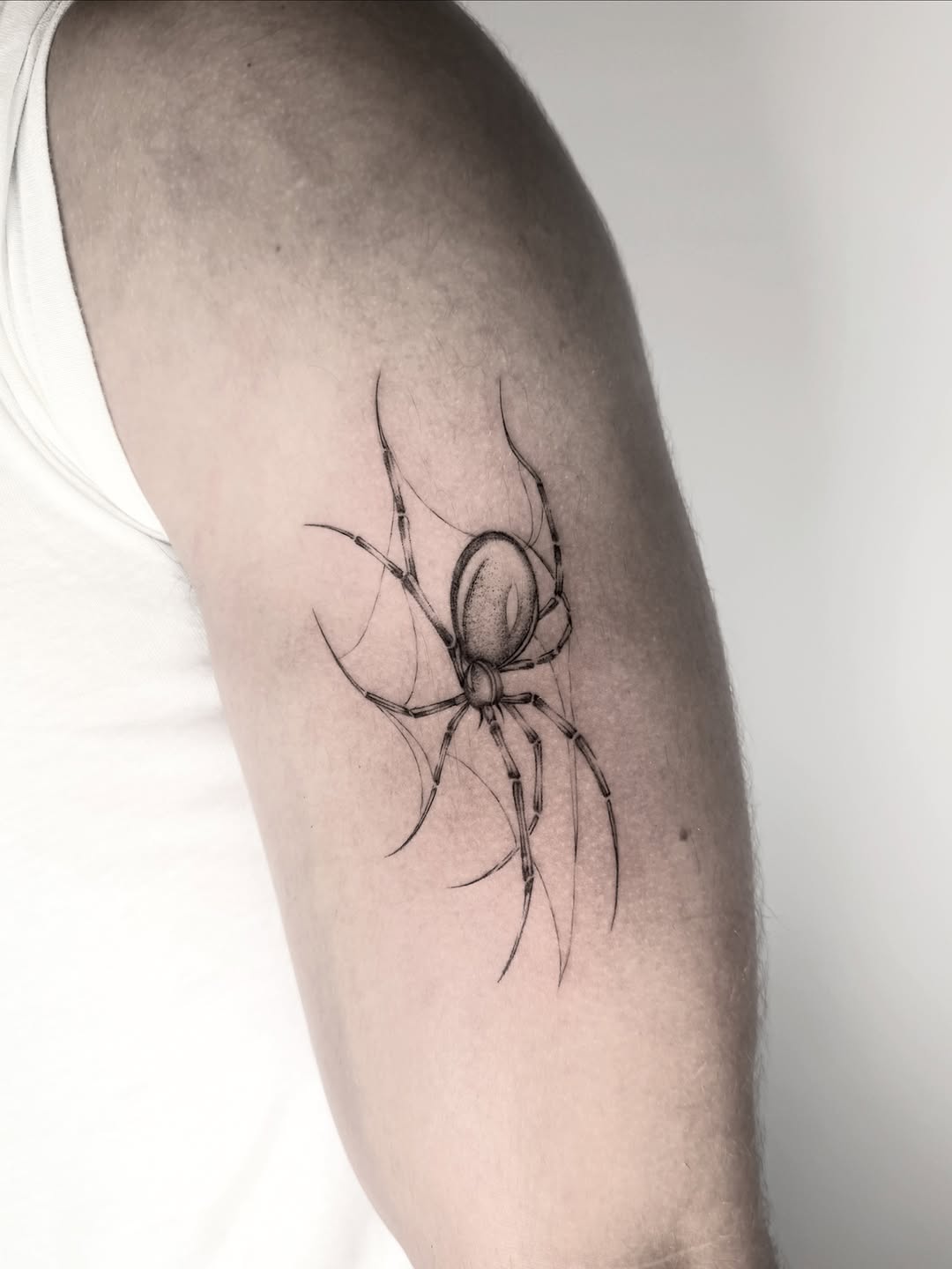Tattoo by @sobi.tattoos — fine_line, black_and_grey