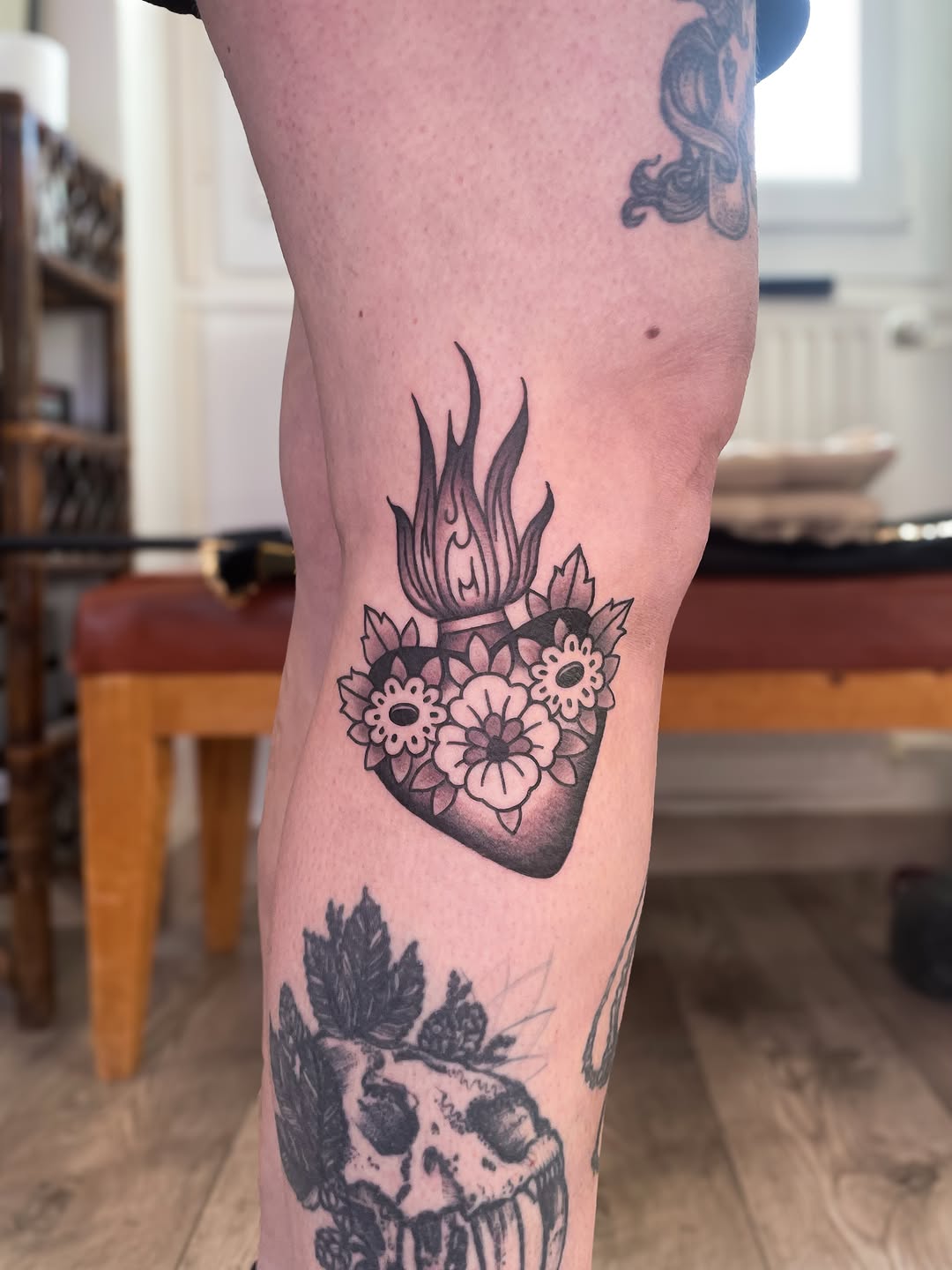 Tattoo by @lauriepocket.tattoo — american_traditional, black_and_grey