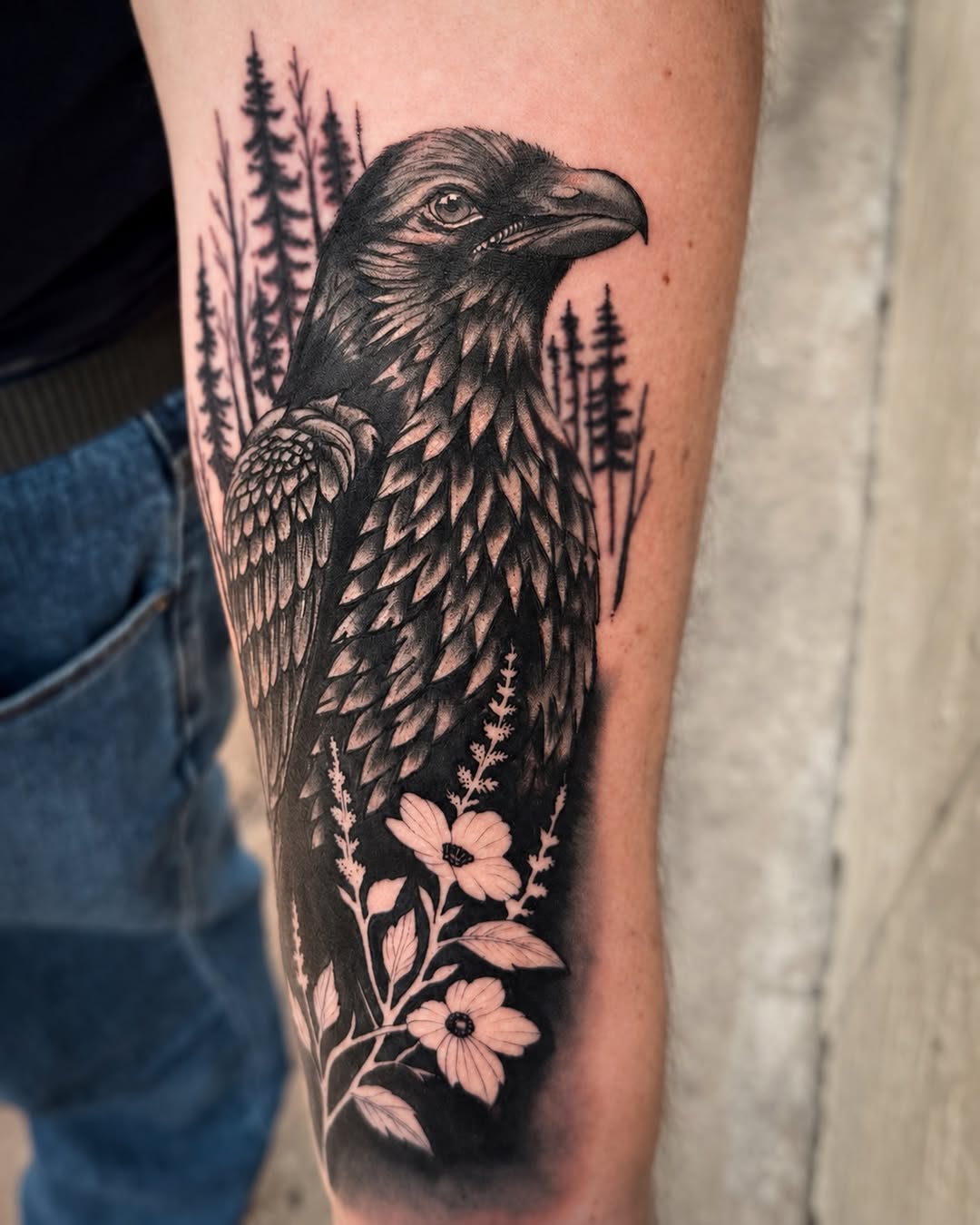 Tattoo by @tattooed_by_k8 โ blackwork
