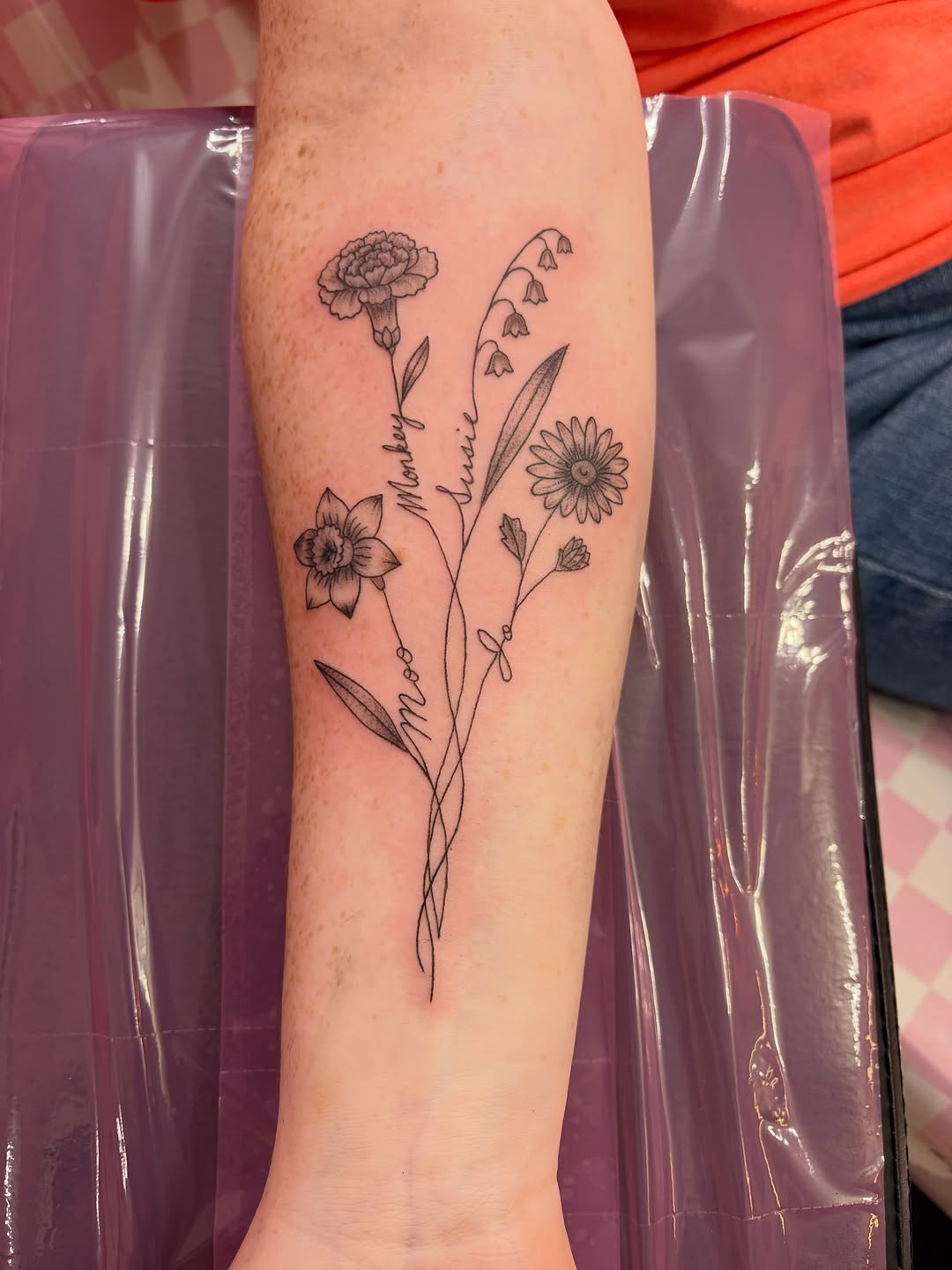 Tattoo by @jaypink.ink — fine_line, lettering_script