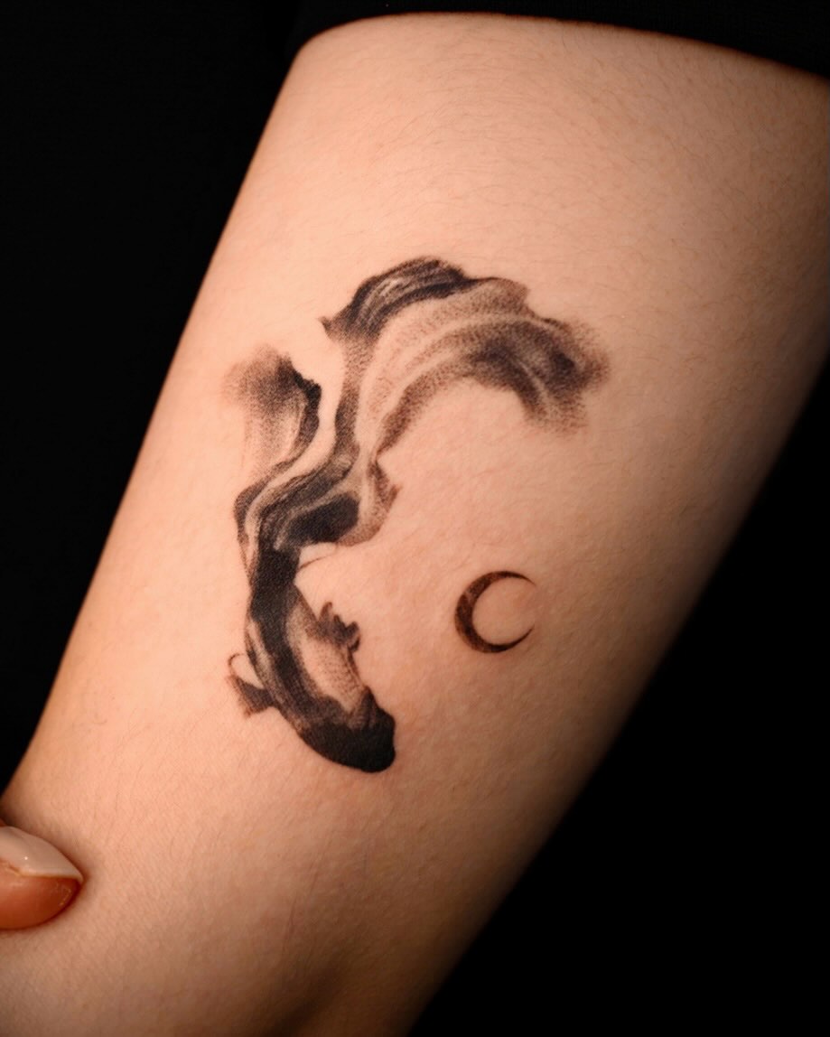 Tattoo by @rizn__tattoo — black_and_grey