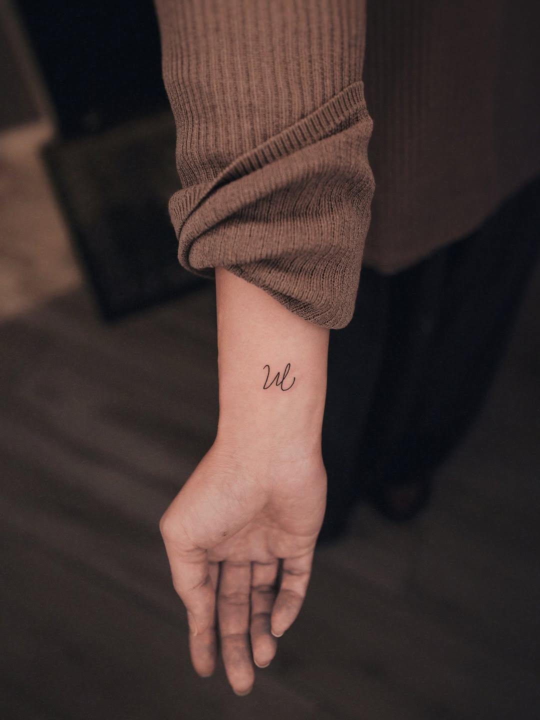 Tattoo by @19_tattooer โ lettering_script, fine_line