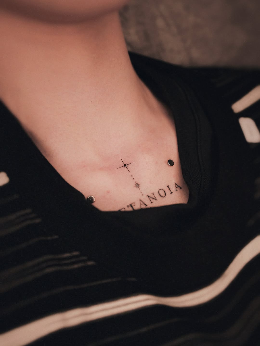 Tattoo by @19_tattooer โ fine_line, lettering_script
