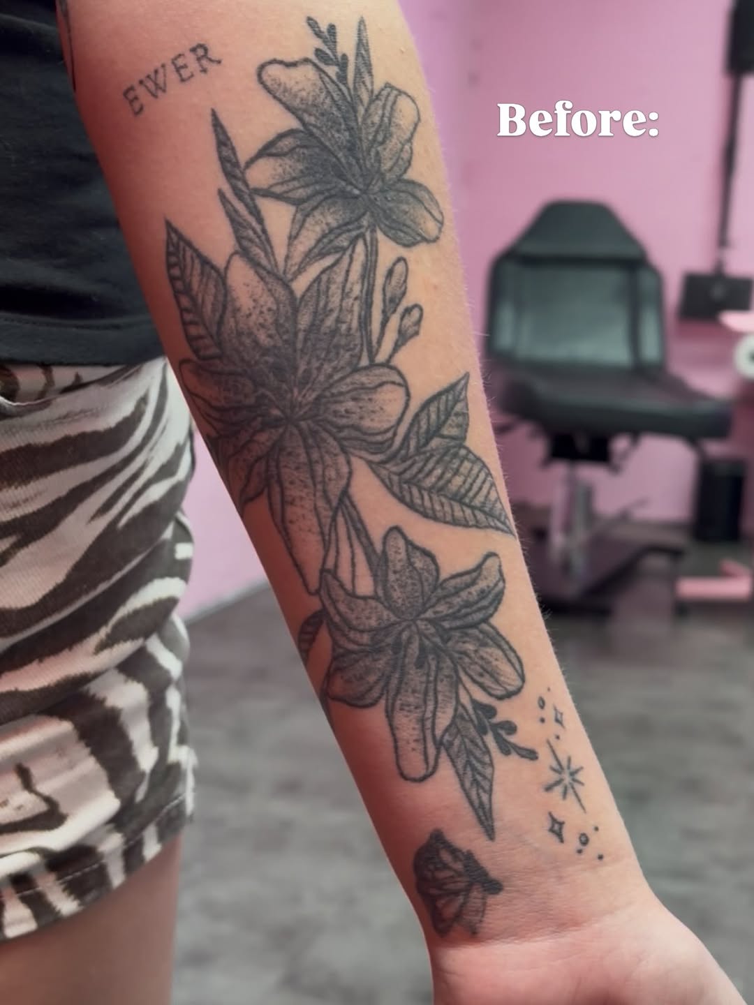 Tattoo by @lilzz_ink โ illustrative, black_and_grey