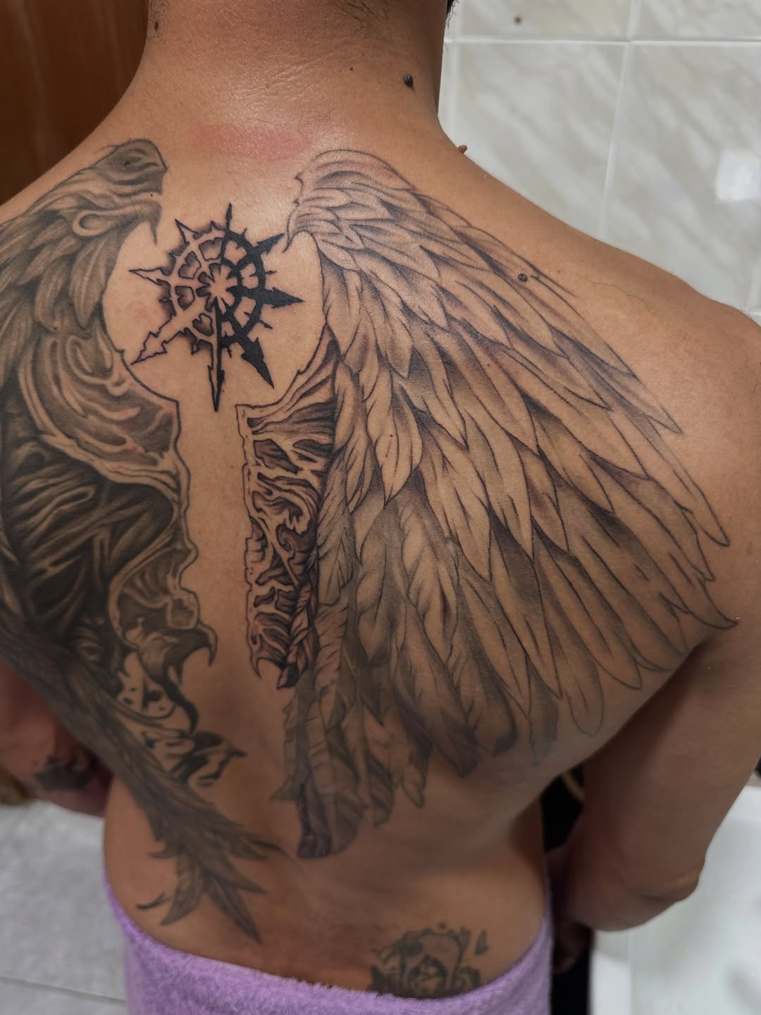 Tattoo by @kunaytattoo_ — blackwork