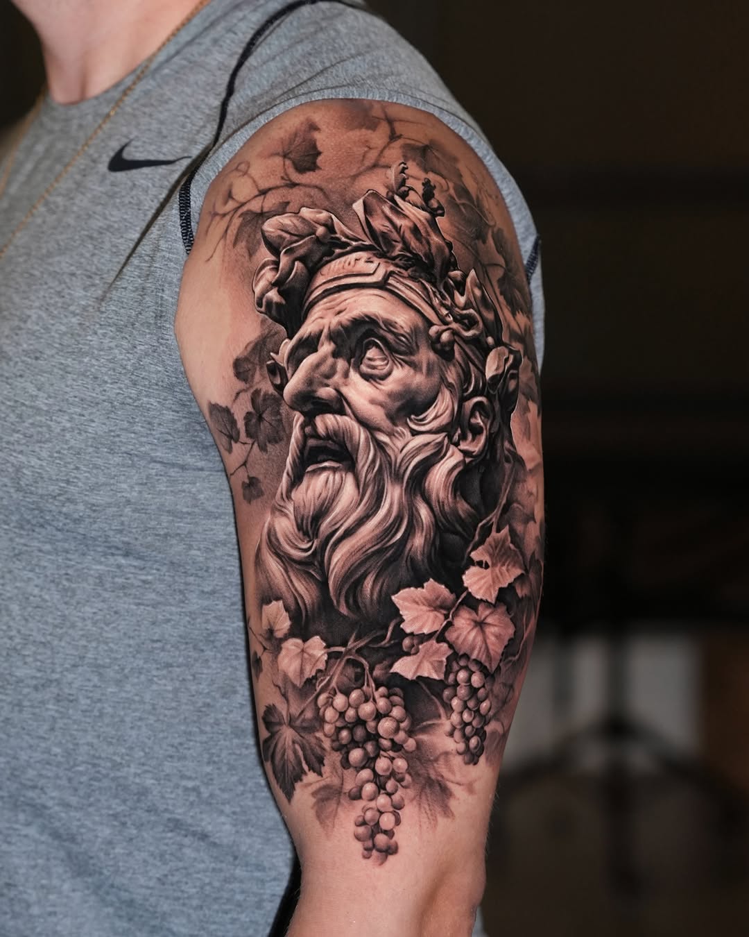Tattoo by @gody_tattoo — realism, black_and_grey