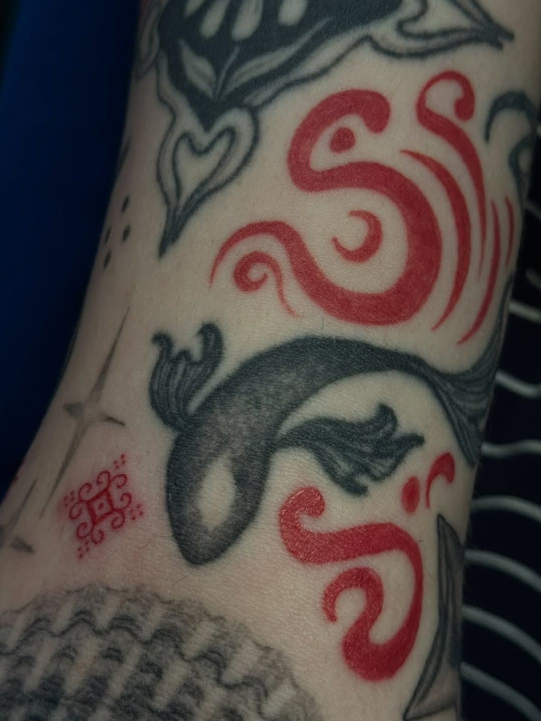 Tattoo by @tattoosbyjessiej — black_and_grey, ornamental
