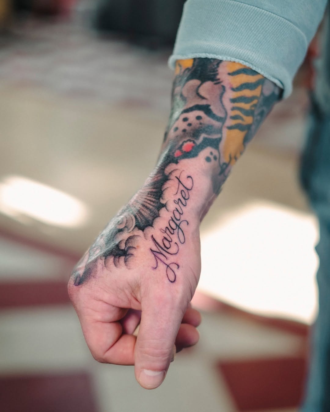 Tattoo by @dangilsdorf — lettering_script
