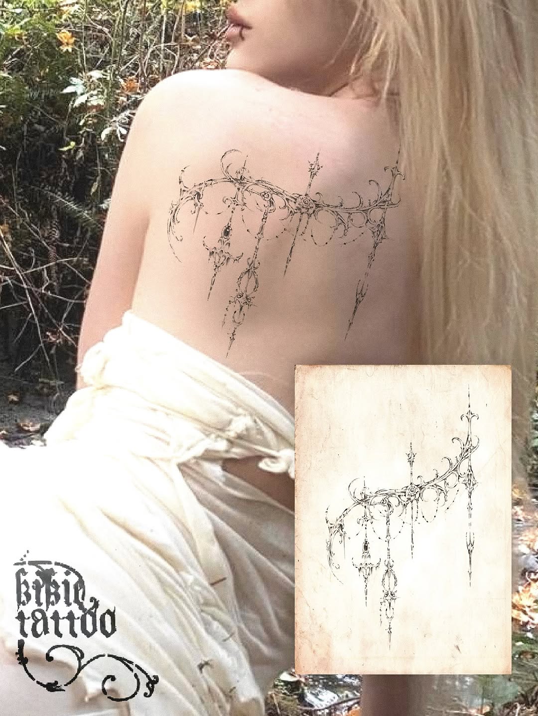 Tattoo by @bibie.ttt — fine_line, ornamental