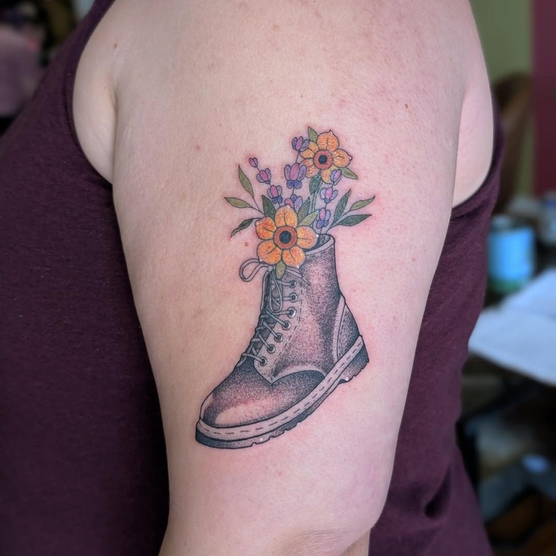 Tattoo by @randi.ink — black_and_grey, fine_line