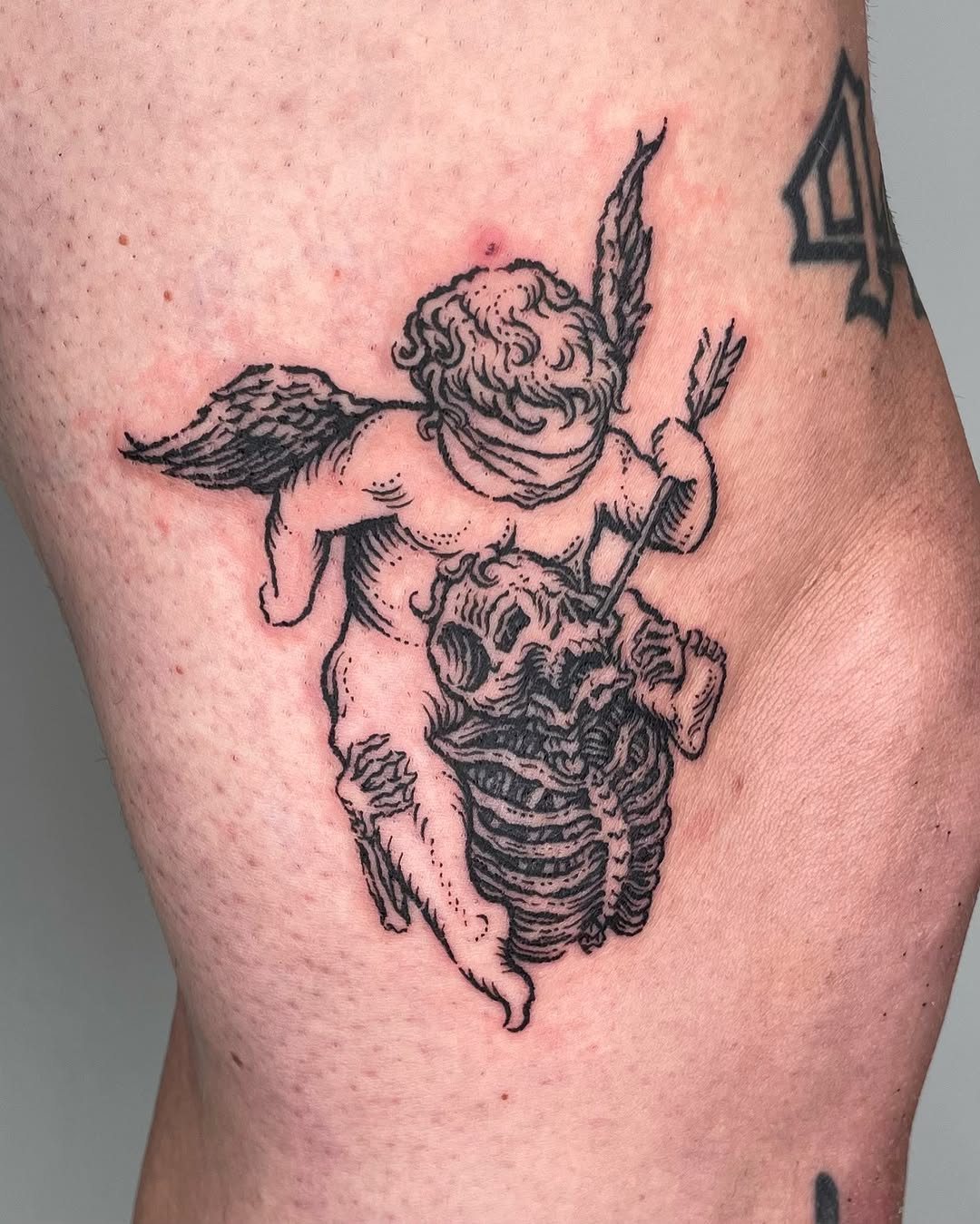 Tattoo by @5.5volt_tattoo — blackwork